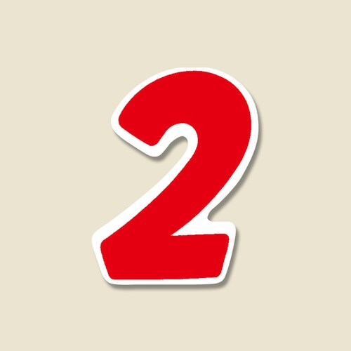 Nナンバー M No.2 赤21片入×10パック