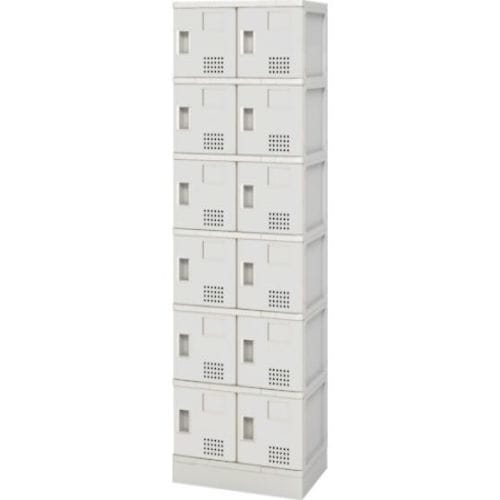 樹脂ロッカー12人用 グレー