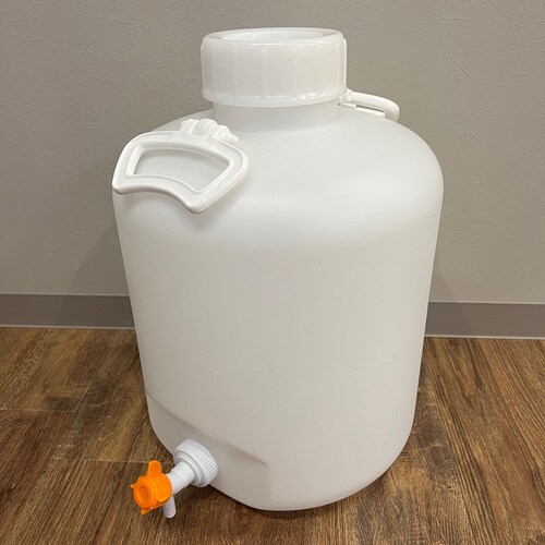 ハンディーボトル活栓付 20L 広口 耐薬コック付