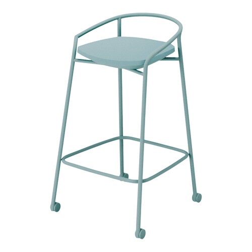 エニー ハイスツール アッシュターコイズ
