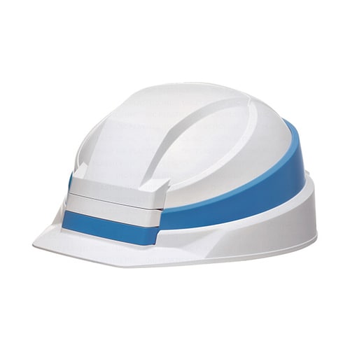 折りたたみヘルメットAA21−W/B白青