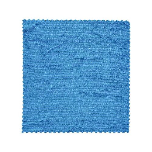 青 マイクロファイバーティッシュクロス