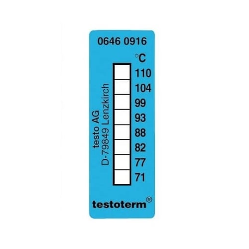 サーモメータテープ+71から110℃10枚