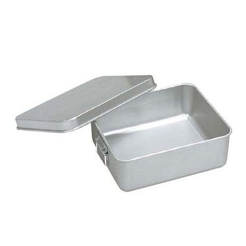 アルマイト 保温・保冷バット(蓋付)コン