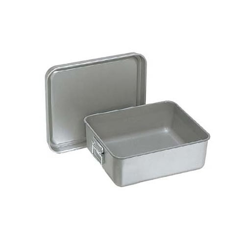 アルマイト 保温・保冷バット(蓋付)コン