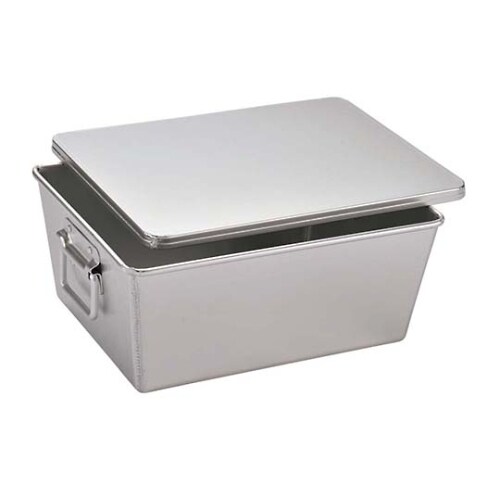 アルマイト 深型 パン箱 20人用(蓋付