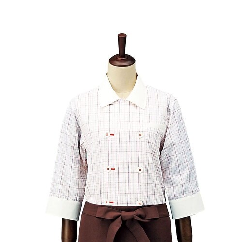 SKT5808 コックシャツオレンジ M