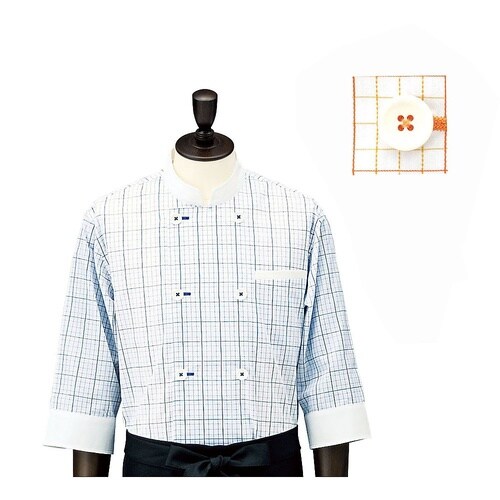 SKT5910 コックシャツオレンジLL