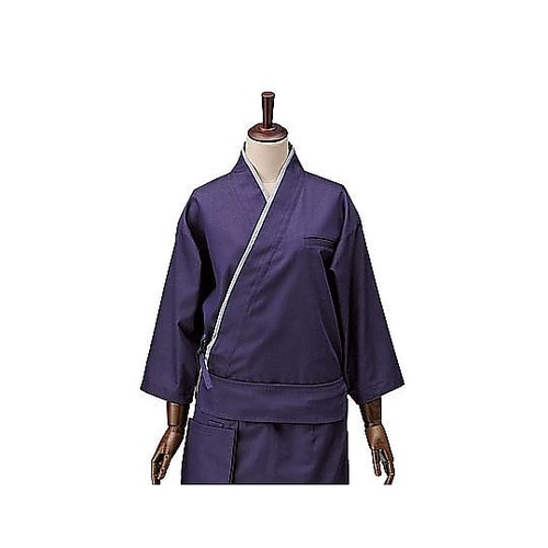 SSM2903 ブライトデニム作務衣 紫