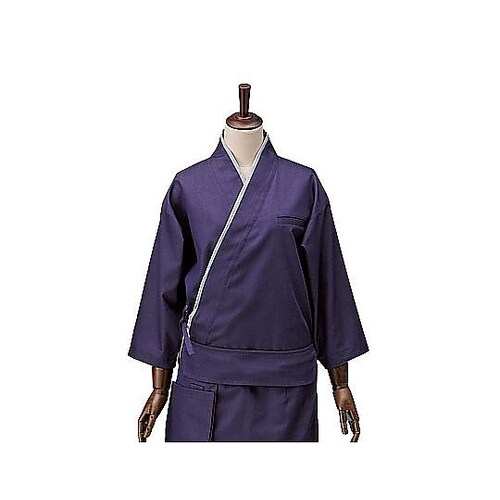 SSM2905 ブライトデニム作務衣 紫