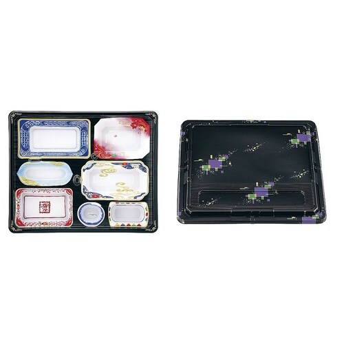 XAZ4701 会席膳セット 蓋三彩