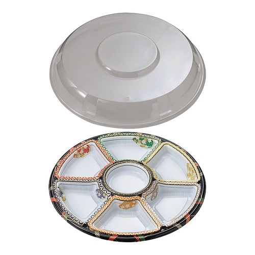 XAZ3201 丸型オードブル友禅セット