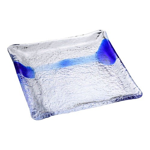 ROO09 硝子和食器 一筆9 正角大皿