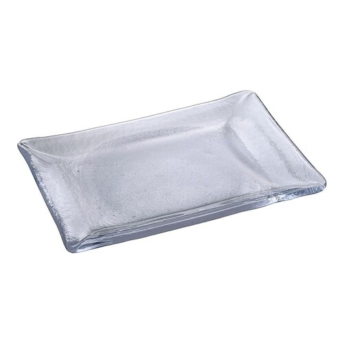 ROO06 硝子和食器 白雪1 長角大皿