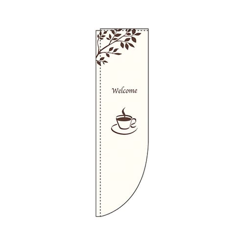 WelcomeカフェRのぼり3078