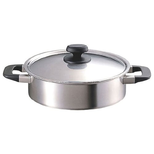 013179浅型両手鍋25 SU−25S