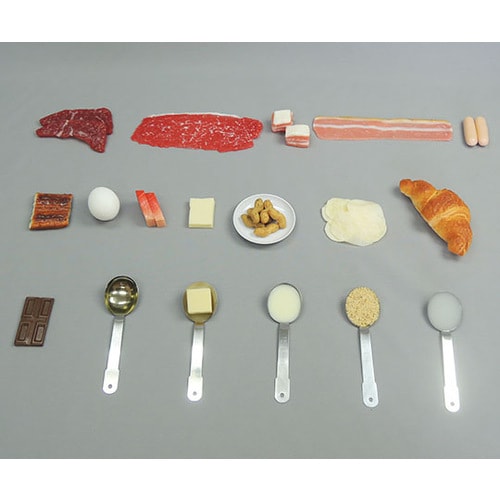 37フードモデル 脂質(脂肪)の多い食品