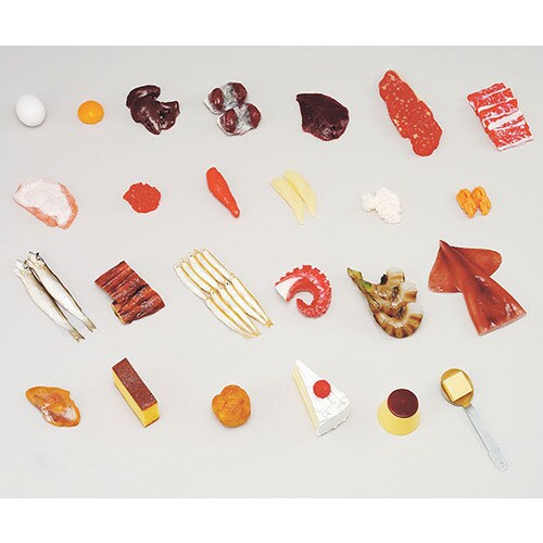 38フードモデル コレステロール多い食品