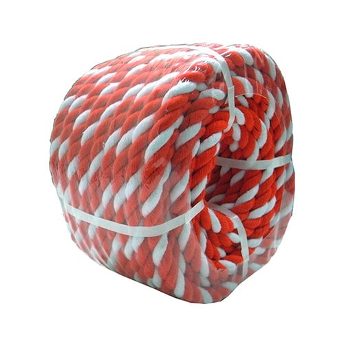 アクリル紅白ロープ 12mmφ×50m