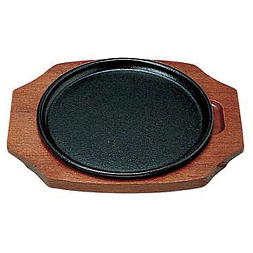 301035 ステーキ皿 平丸 21cm