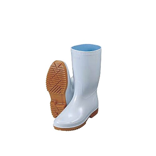 378365 グリッド 白長靴 25cm