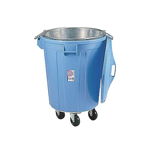 弁慶ペール(蓋付)とパンチングざるセット