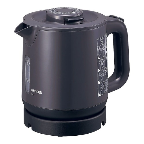 蒸気レス電気ケトル わく子 グレー BK