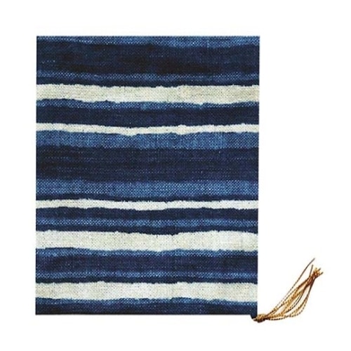 234200コースターB0048 藍染め