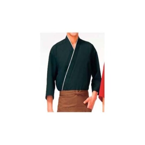 3352030 作務衣(男女兼用)黒 L