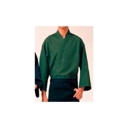 3352410 作務衣(男女兼用)緑4L