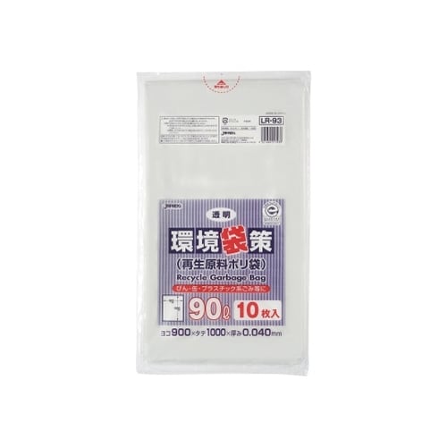 環境袋策 90L 再生LL 透明 0.0