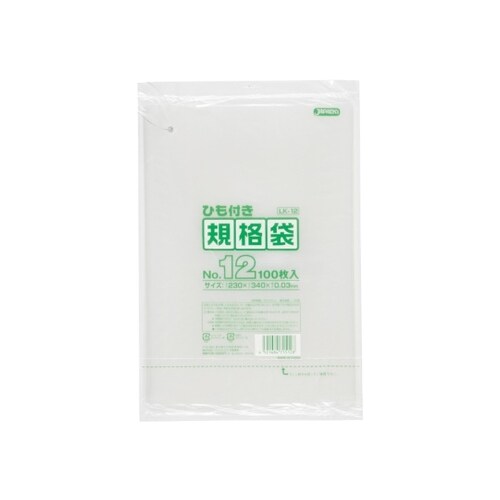 LD規格袋0.03mm厚 No.12紐付