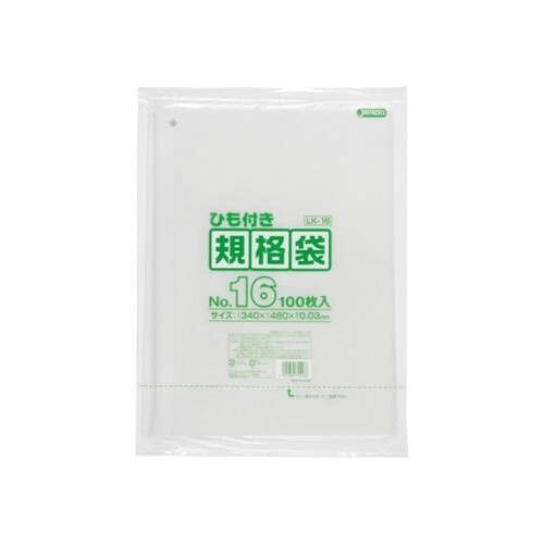 LD規格袋0.03mm厚 No.16紐付
