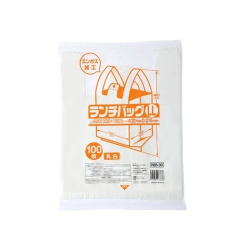 ランチバック 白半透明 LLサイズ HD