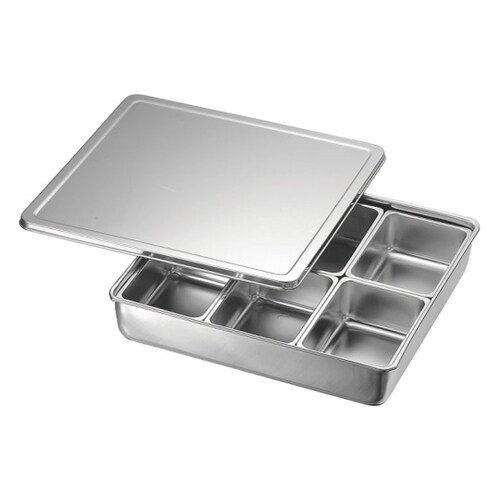 621035KO調味料入バット田型6ッ組