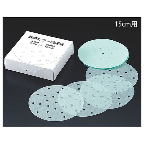 436145セイロ用調理用紙13cm用緑