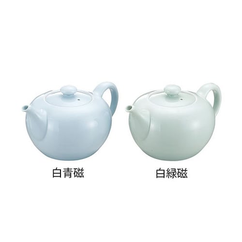 468119 茶壷 白緑磁 360cc