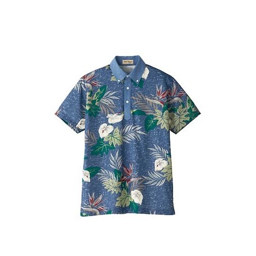 FB4525U−8 L アロハポロシャツ