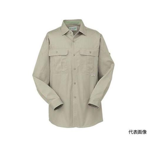 P−388−2−M 長袖シャツベージュ