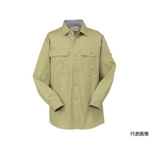 P−388−4−M長袖シャツマスタード