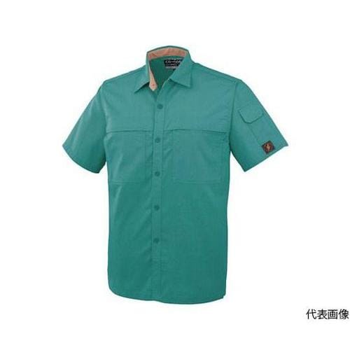 P−5587−9−4L 半袖シャツ 緑
