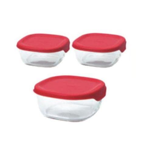 KST−2012−R 保存容器3個 赤