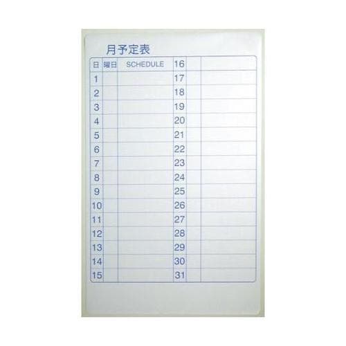 1143021202 マグネット月予定表