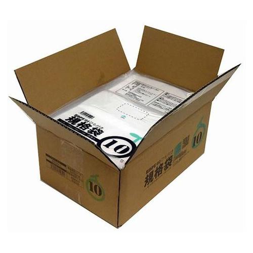 小箱売:ひも付ポリ袋 01半透明 10号