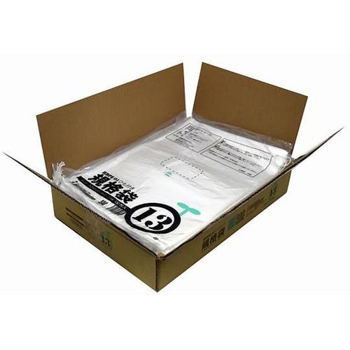 小箱売:ひも付ポリ袋 01半透明 13号