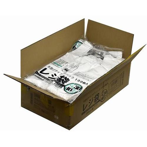 00723130レジ袋乳白東30西40号