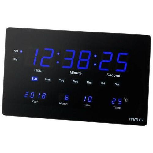 W−724 BK カレンダークロック