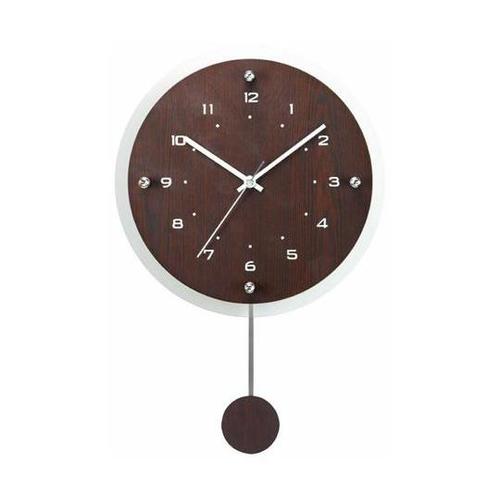 W−473 BR アナログ電波振り子時計