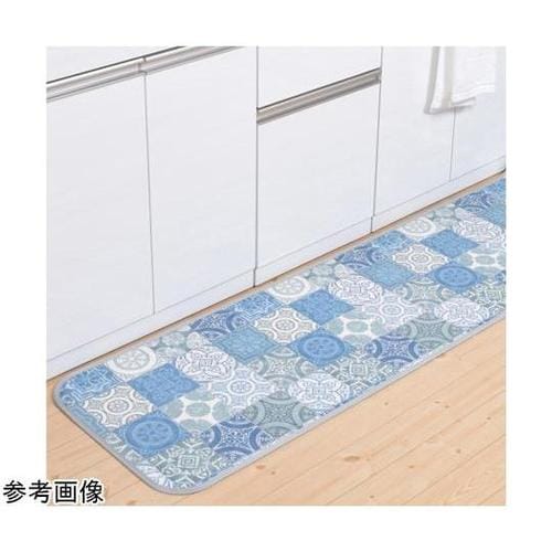 キッチンマット青 600×2700