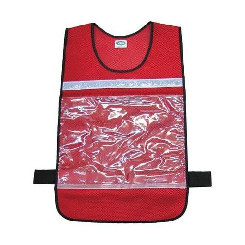 237243 メッシュベスト 赤